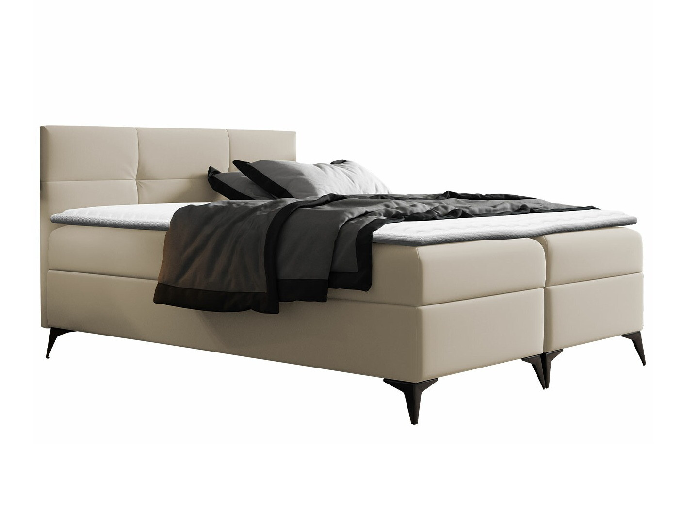 Lit boxspring Baltimore 134 (Soft 033)