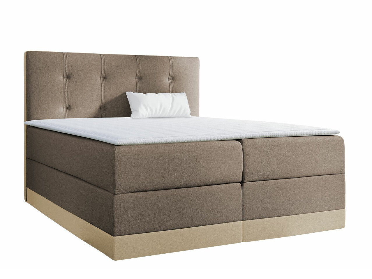 Lit boxspring Baltimore 139 (Kameleon 04 + Kameleon 15)
