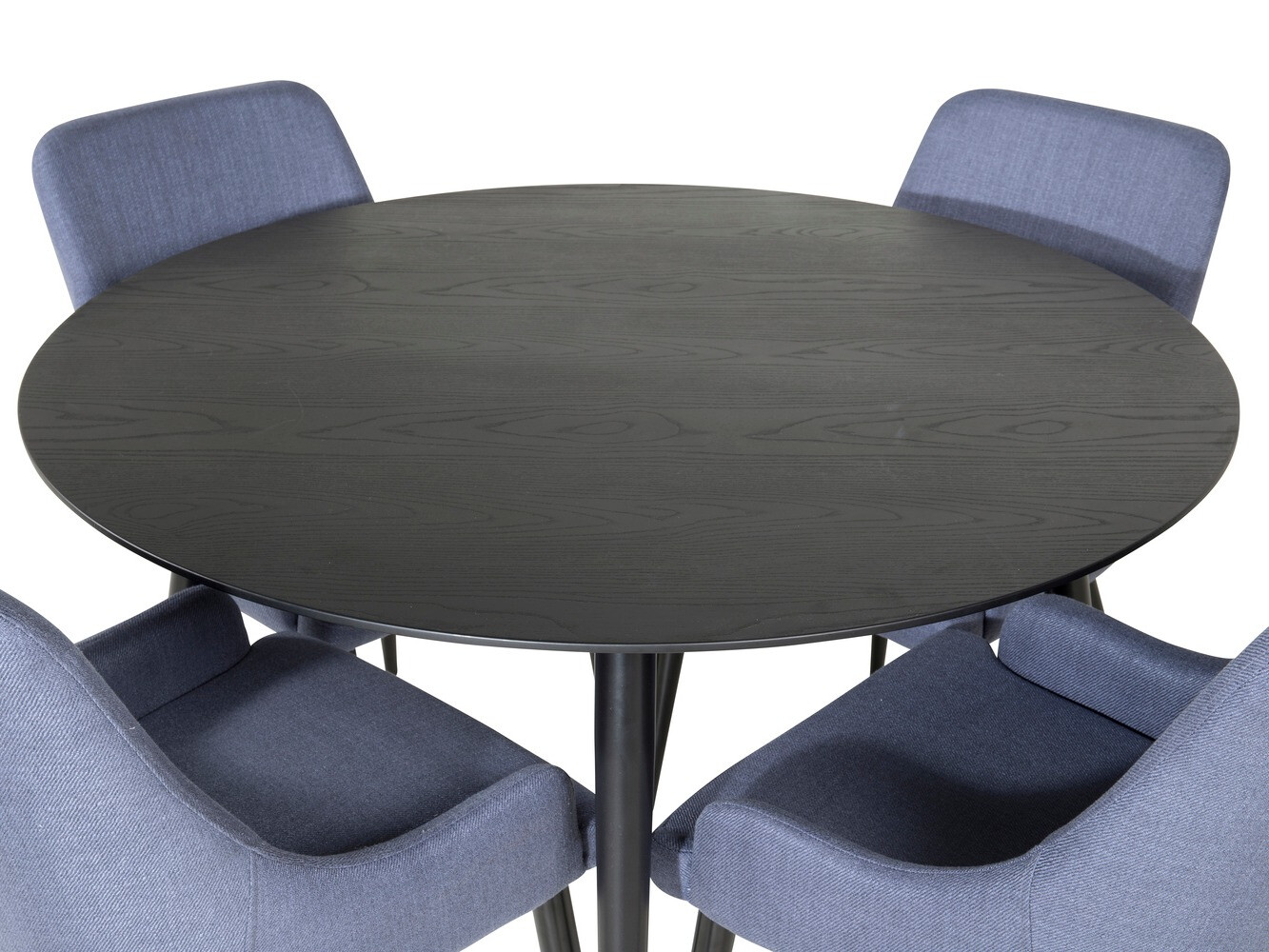 Salle à manger complète Dallas 1181 (Bleu + Noir)