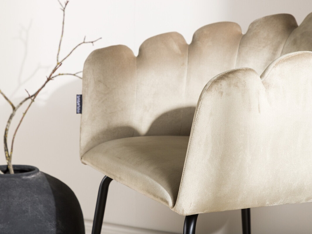 Chaise Dallas 134 (Beige + Noir)