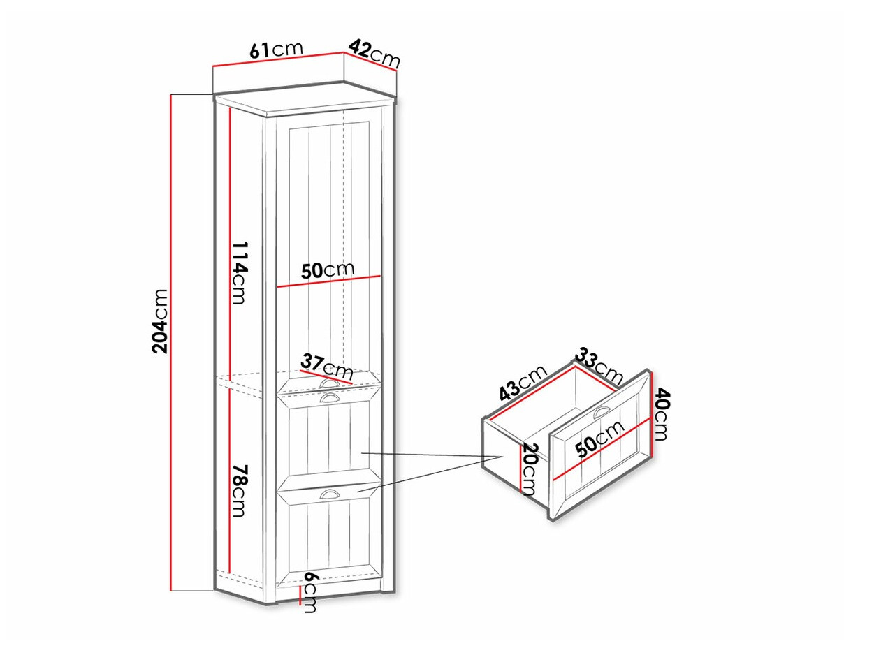 Armoire Ferdore 122 (Vert)