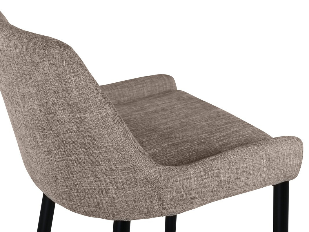 Chaise de bar Dallas 2647 (Beige + Noir)