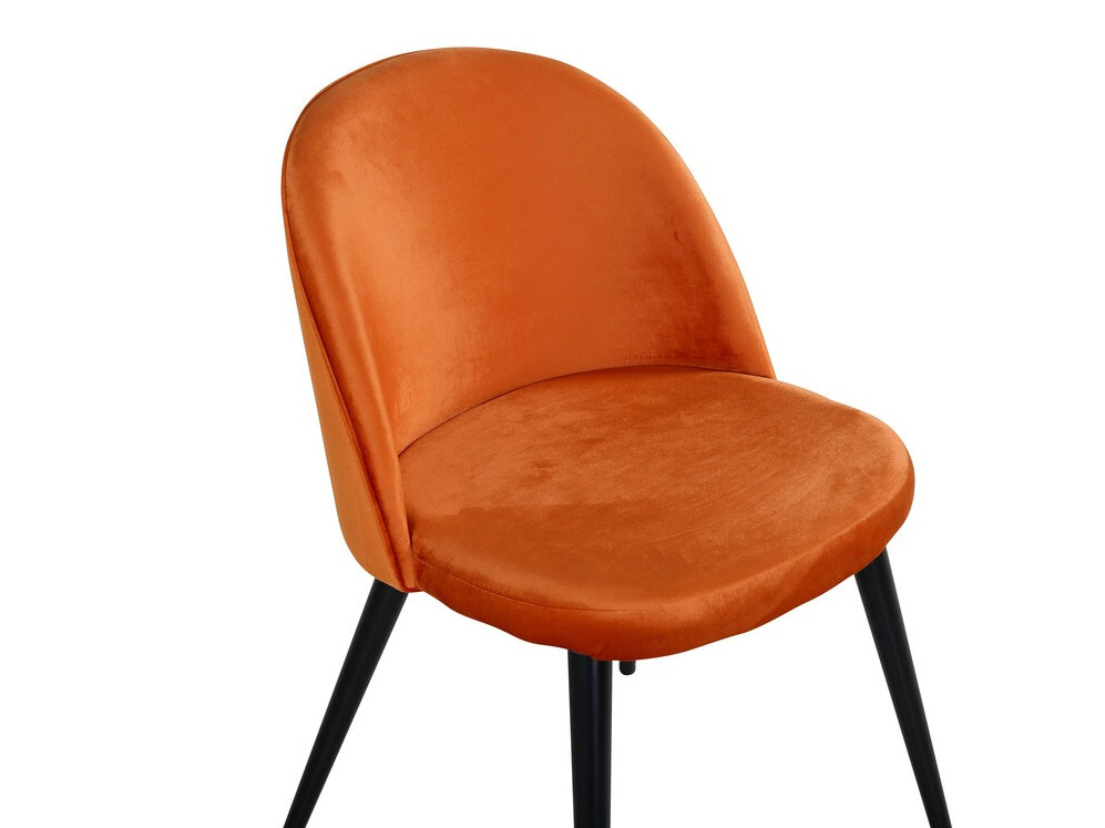 Chaise Dallas 136 (Orange + Noir)