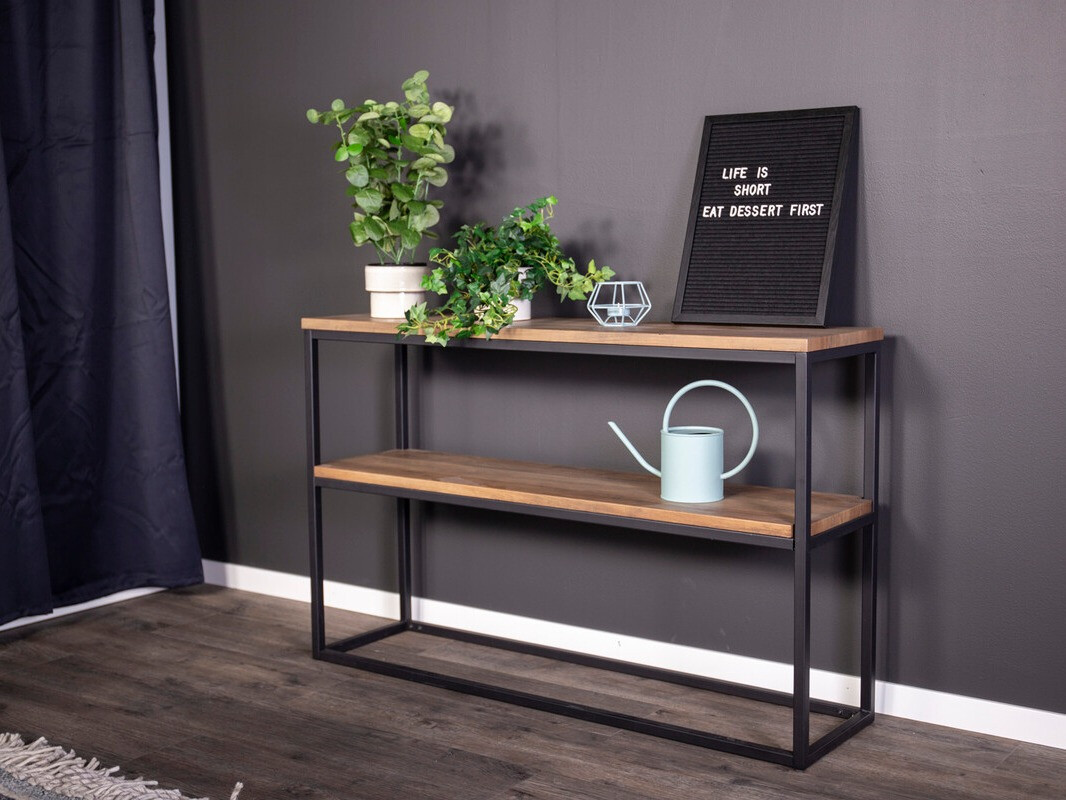 Console Dallas 2521 (Brun clair + Noir)