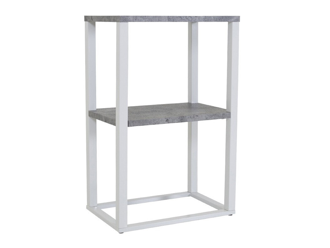 Table d'appoint Dallas 3219 (Blanc + Béton)
