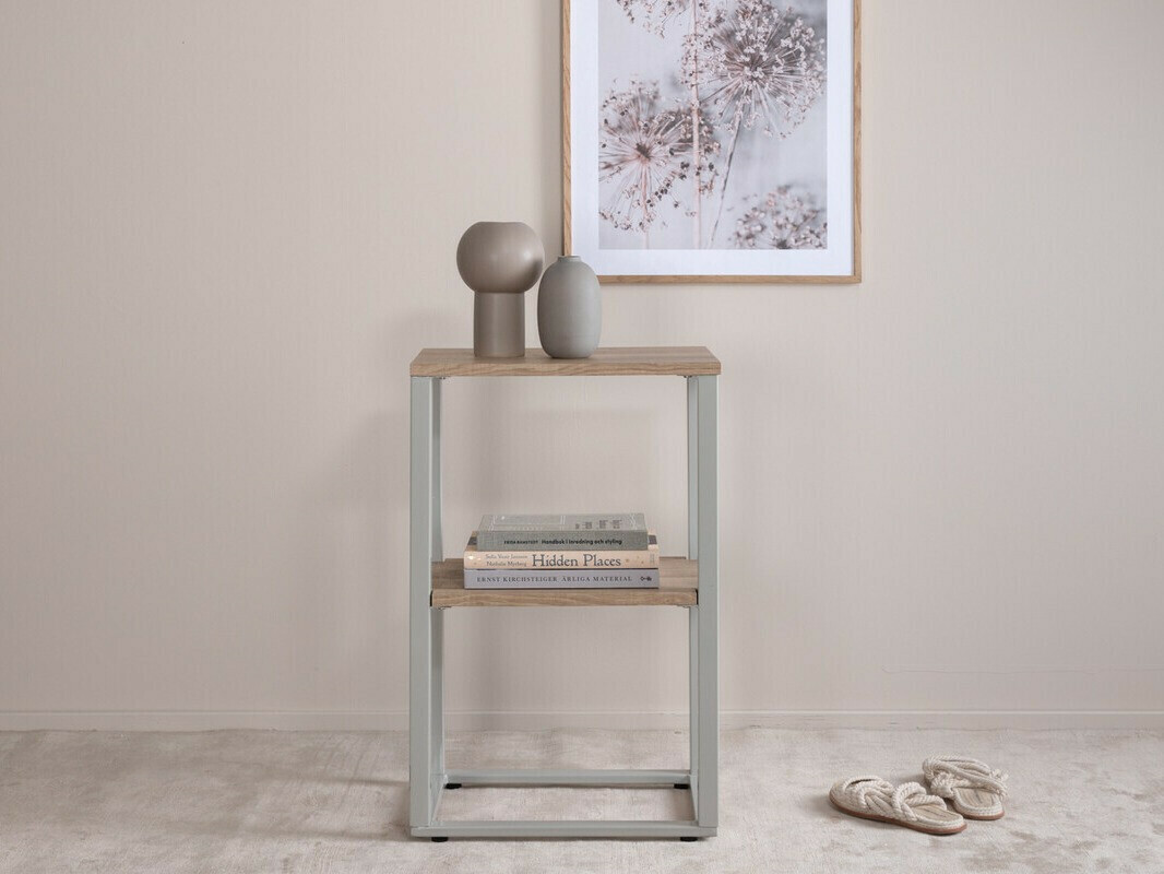 Table d'appoint Dallas 3219 (Gris + Brun clair)