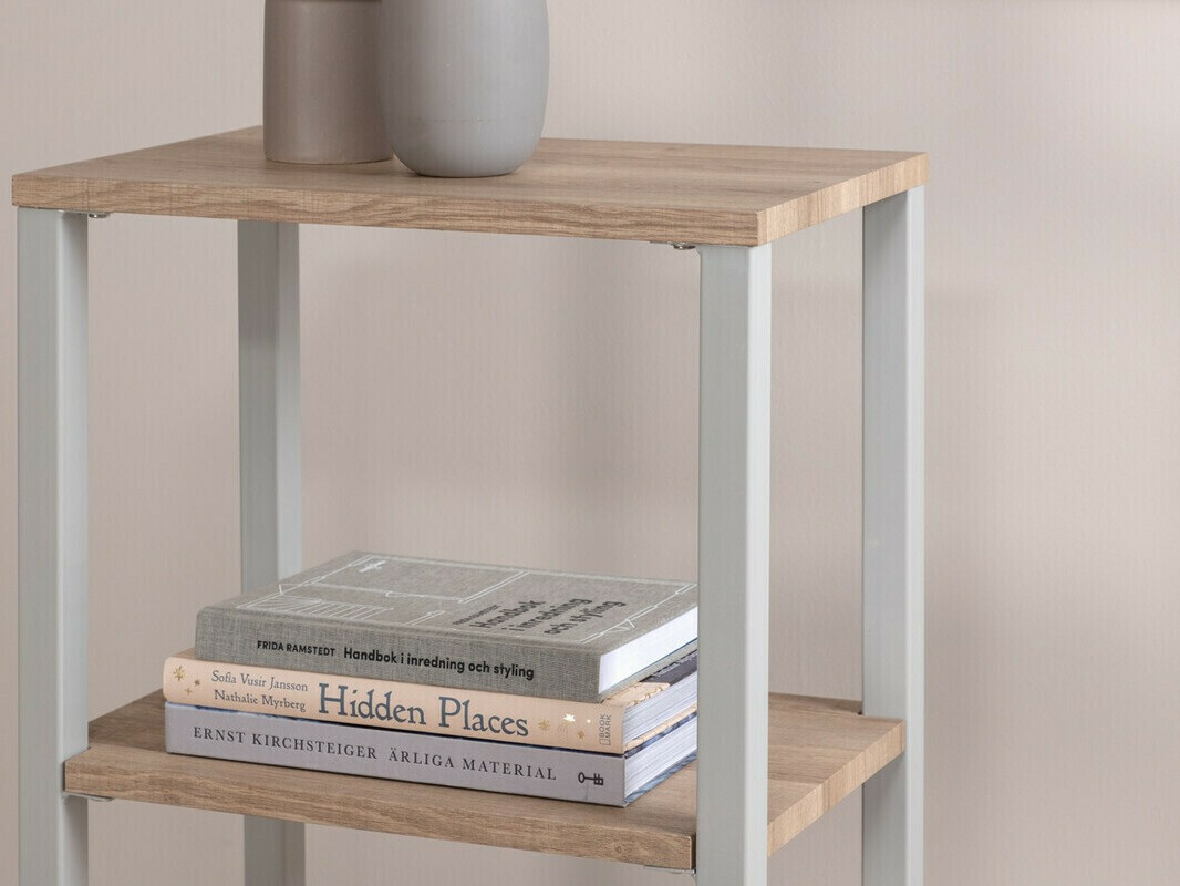 Table d'appoint Dallas 3219 (Gris + Brun clair)
