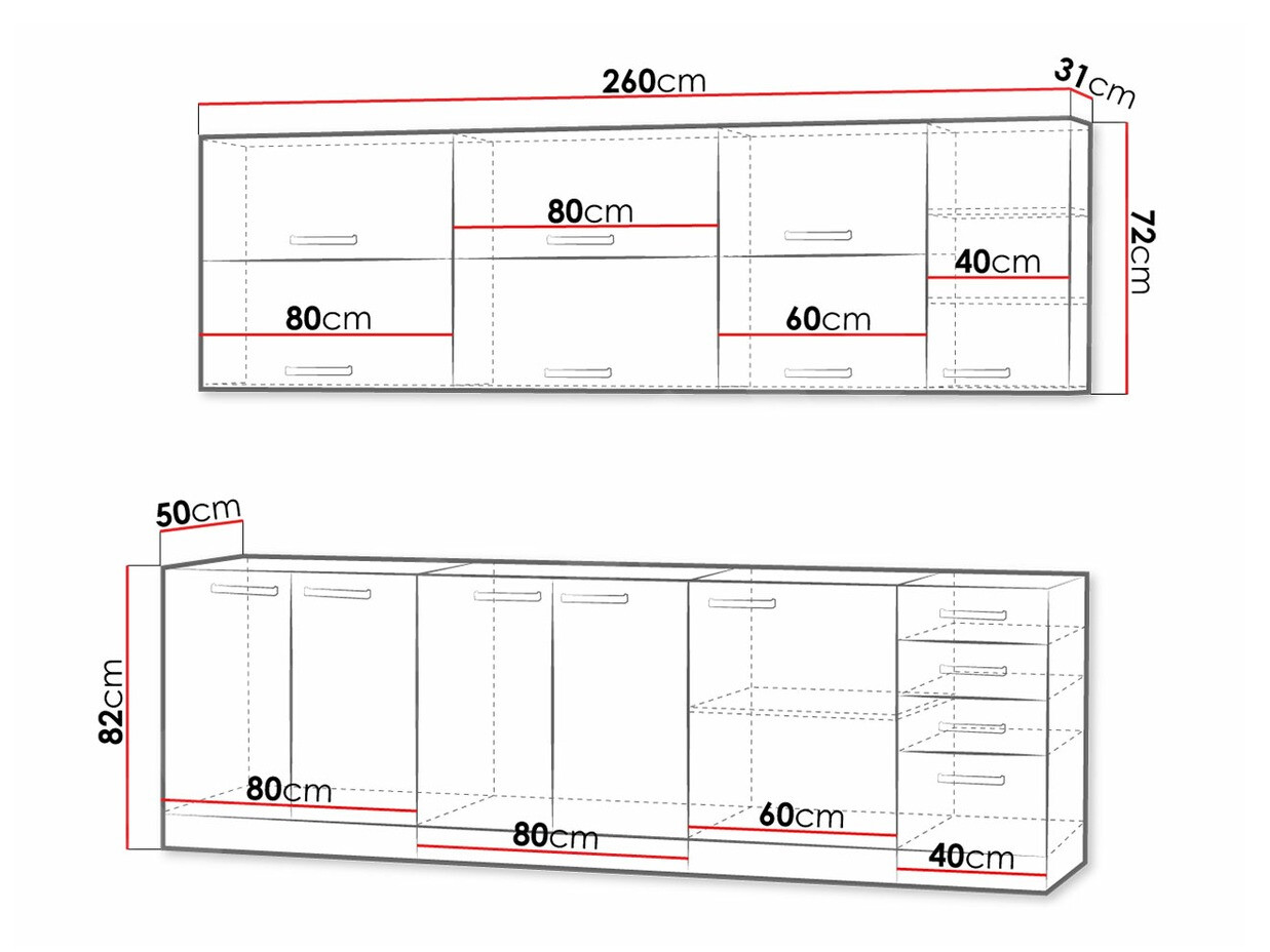 Cuisine complète modulaire Multi Cream 123