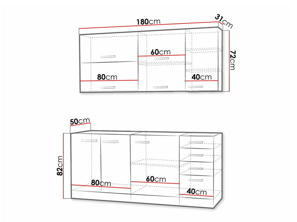 Cuisine complète modulaire Multi Grey 124