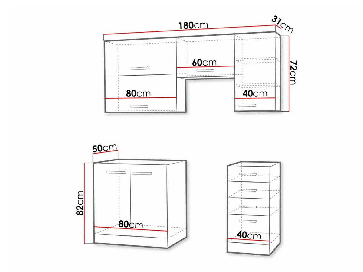 Cuisine complète modulaire Multi Grey 125
