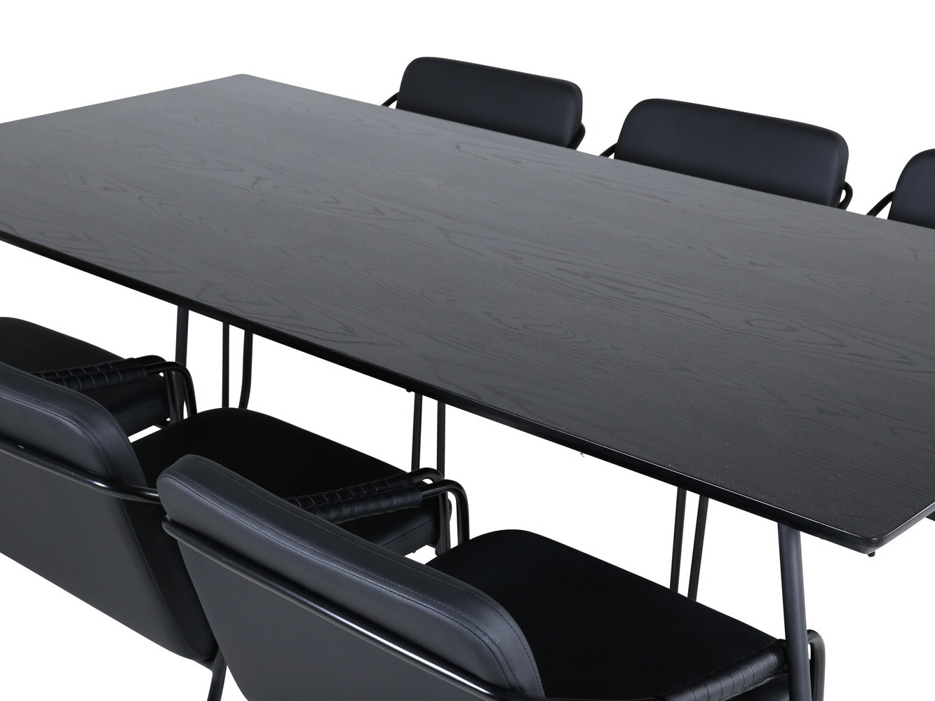 Salle à manger complète Dallas 2720 (Noir)