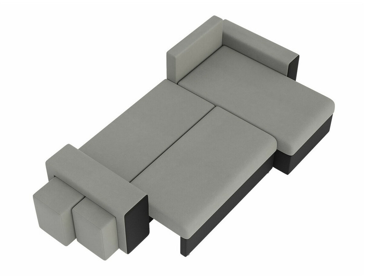 Canapé d'angle Memphis 129 (Paros 06 + Kronos 07)