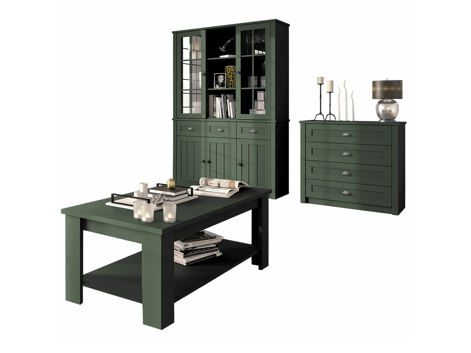 Ensemble de salon Ferdore 163 (Vert)