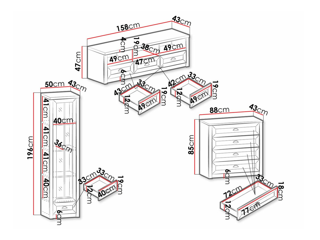 Ensemble de salon Ferdore 164 (Vert)