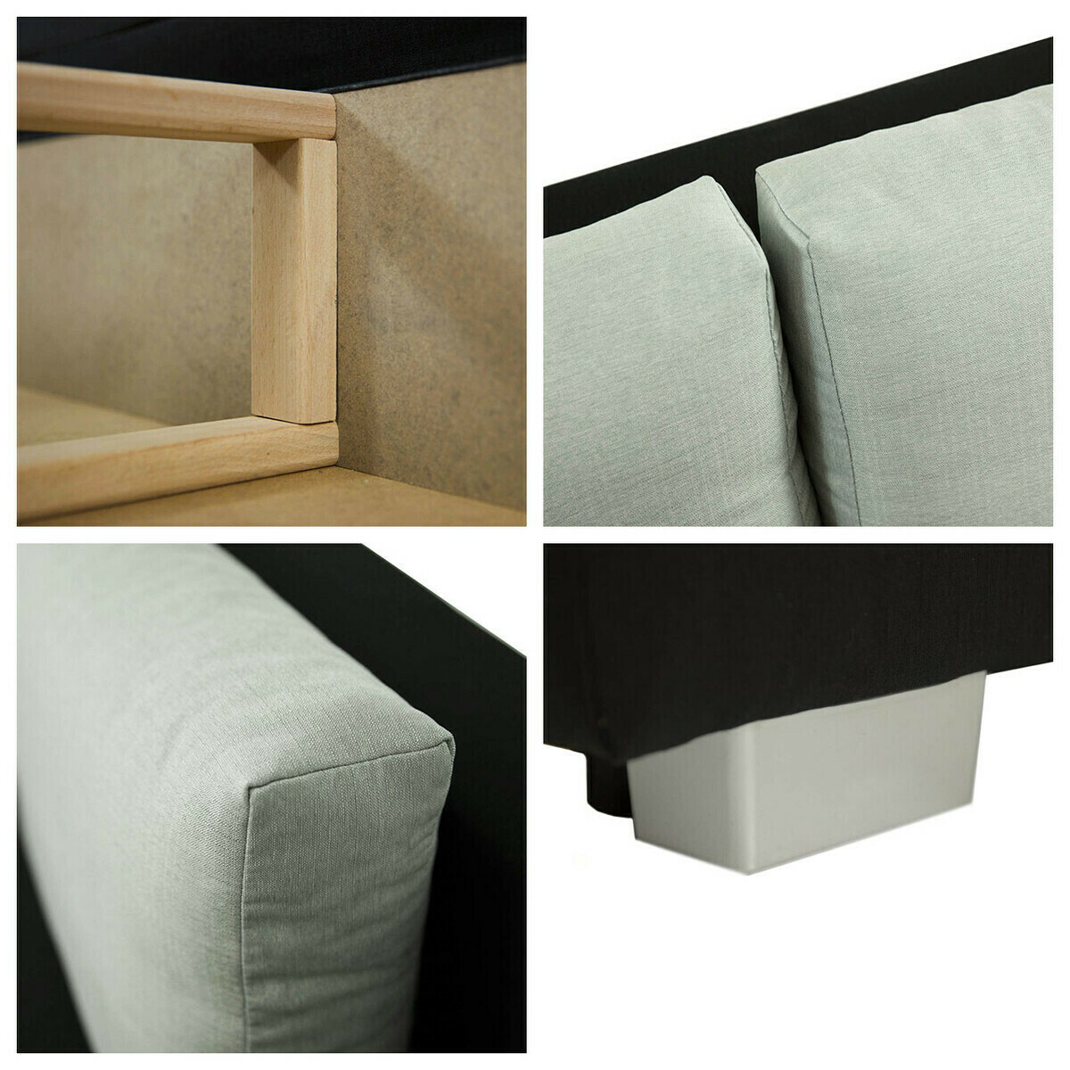 Canapé convertible Comfivo 145 (Uttario Velvet 2980 + Senegal 808)