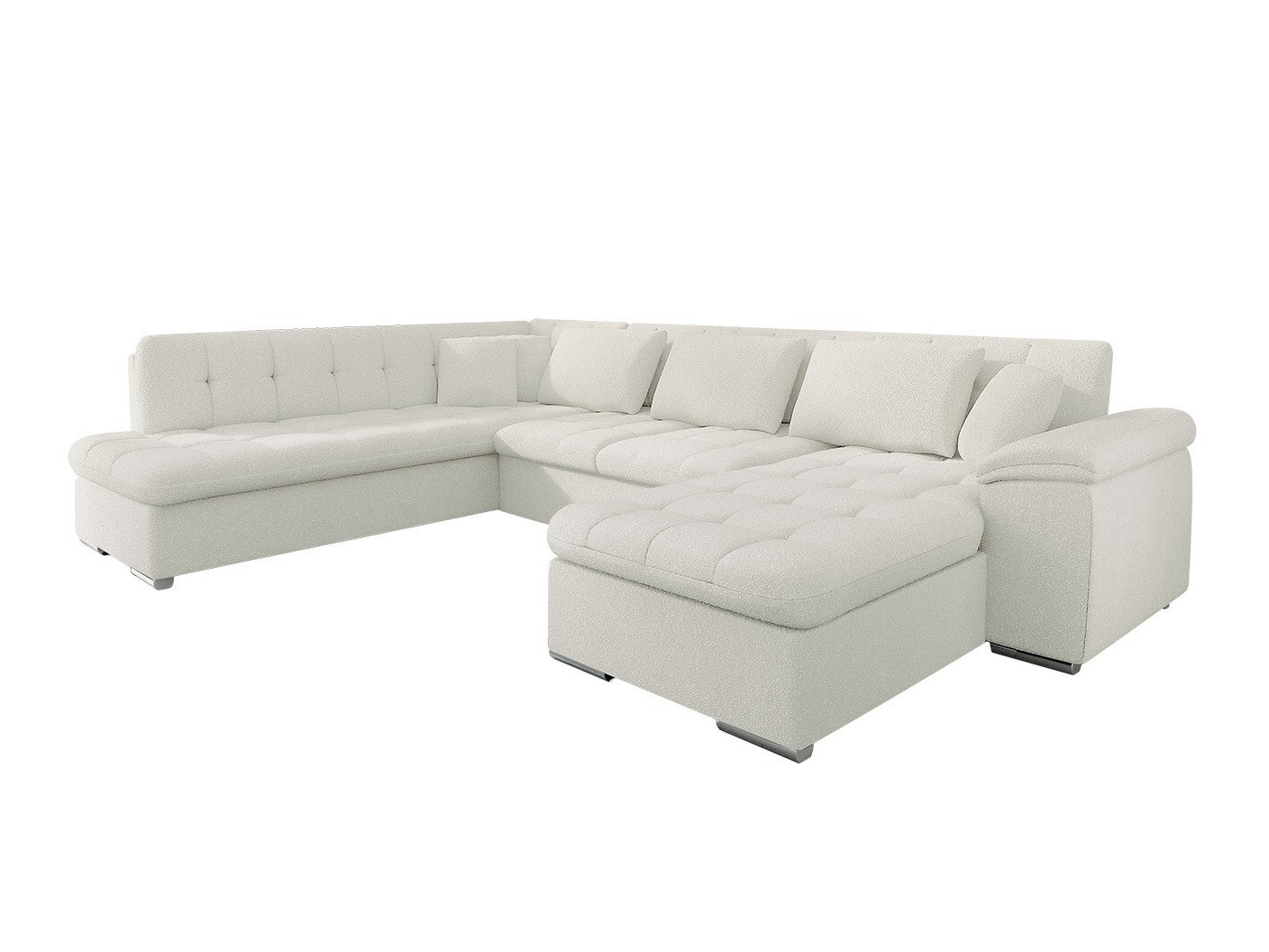 Canapé d'angle Comfivo Gemma V (Boucle Baloo 2073)