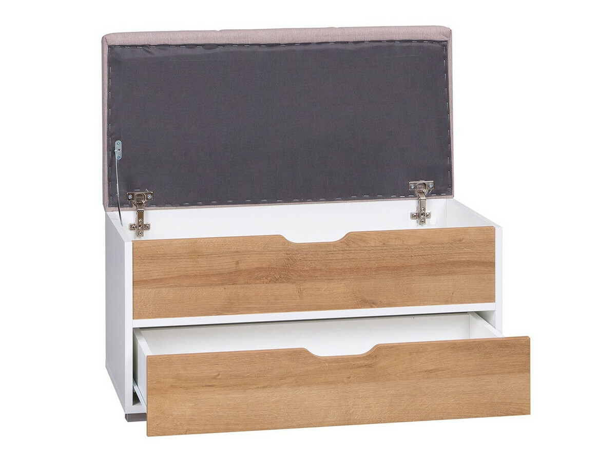 Ensemble de meubles Providence H121 (Blanc + Chêne doré)