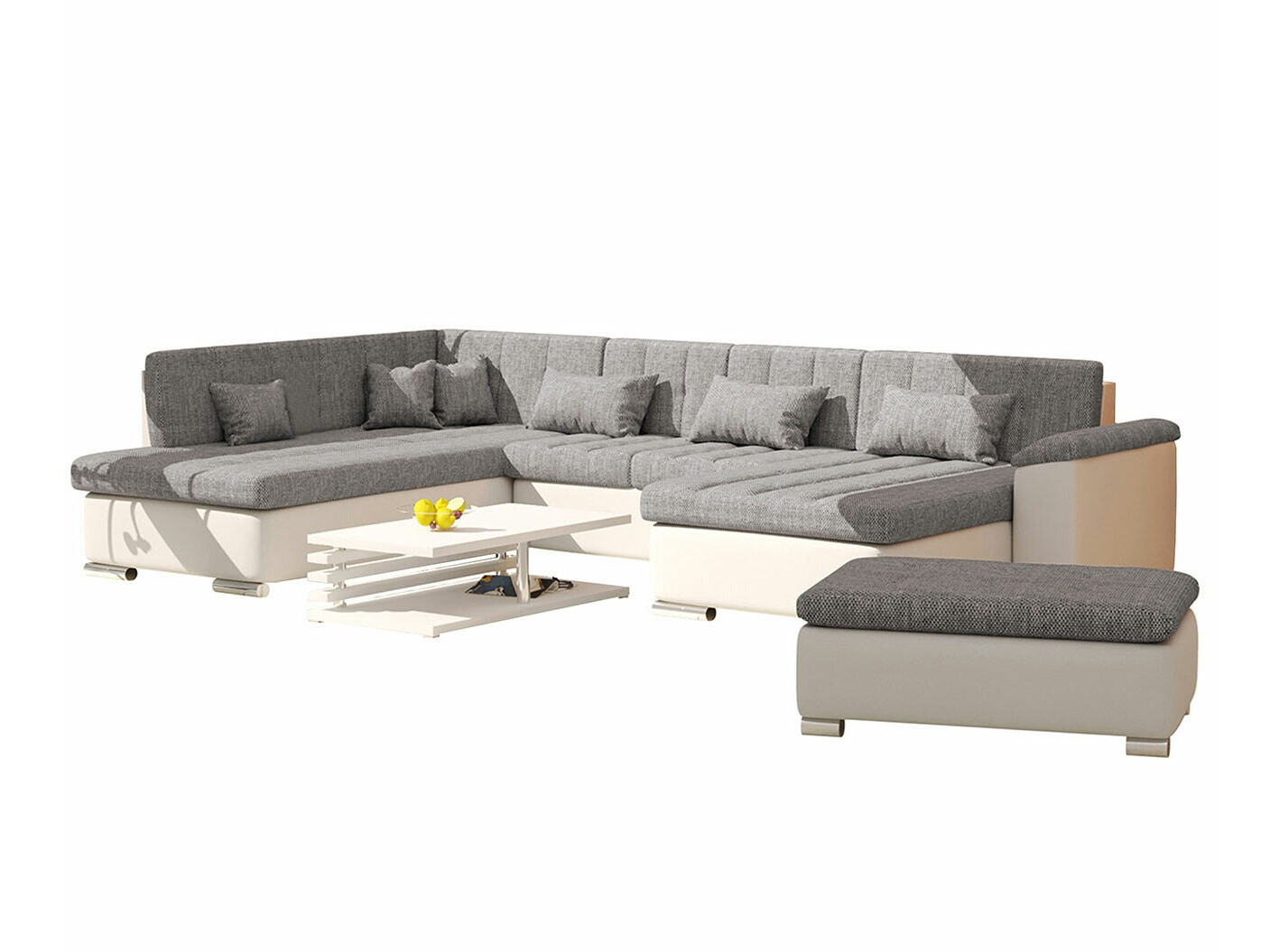 Ensemble de canapés Comfivo Gemma I (Soft 017 + Lawa 05)