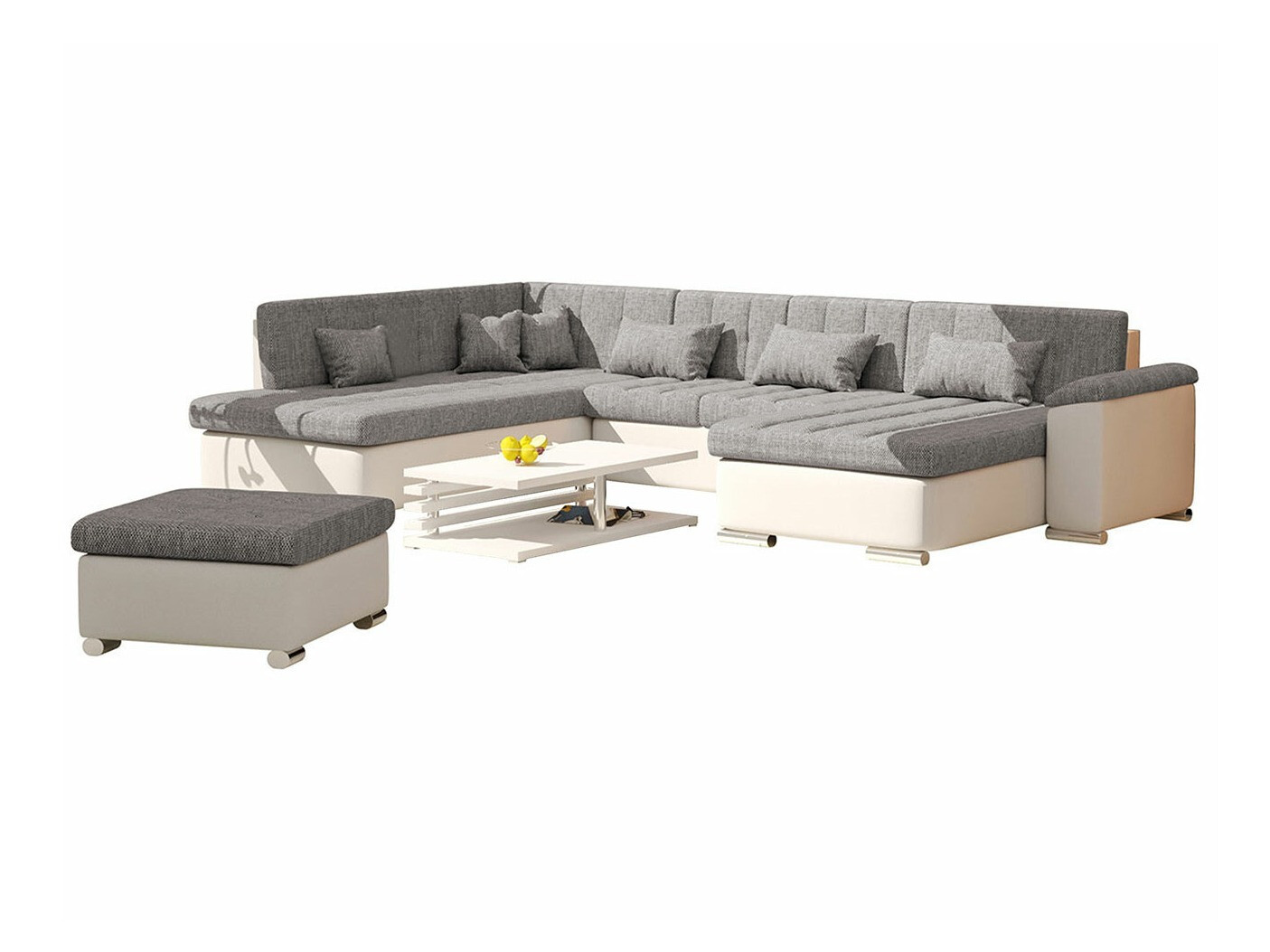 Ensemble de canapés Comfivo Gemma (Soft 017 + Lawa 05)