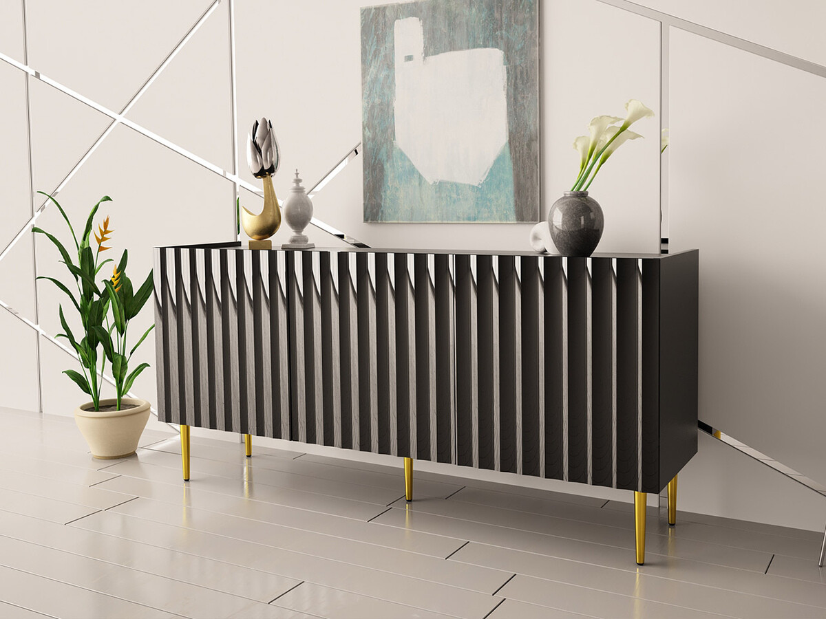 Buffet Merced B130 (Noir brillant + Noir)