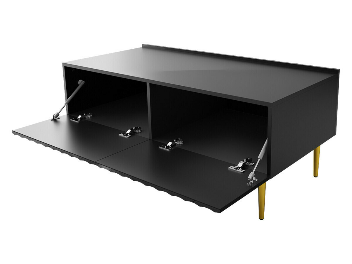 Ensemble de salon Merced B131 (Noir brillant + Noir)