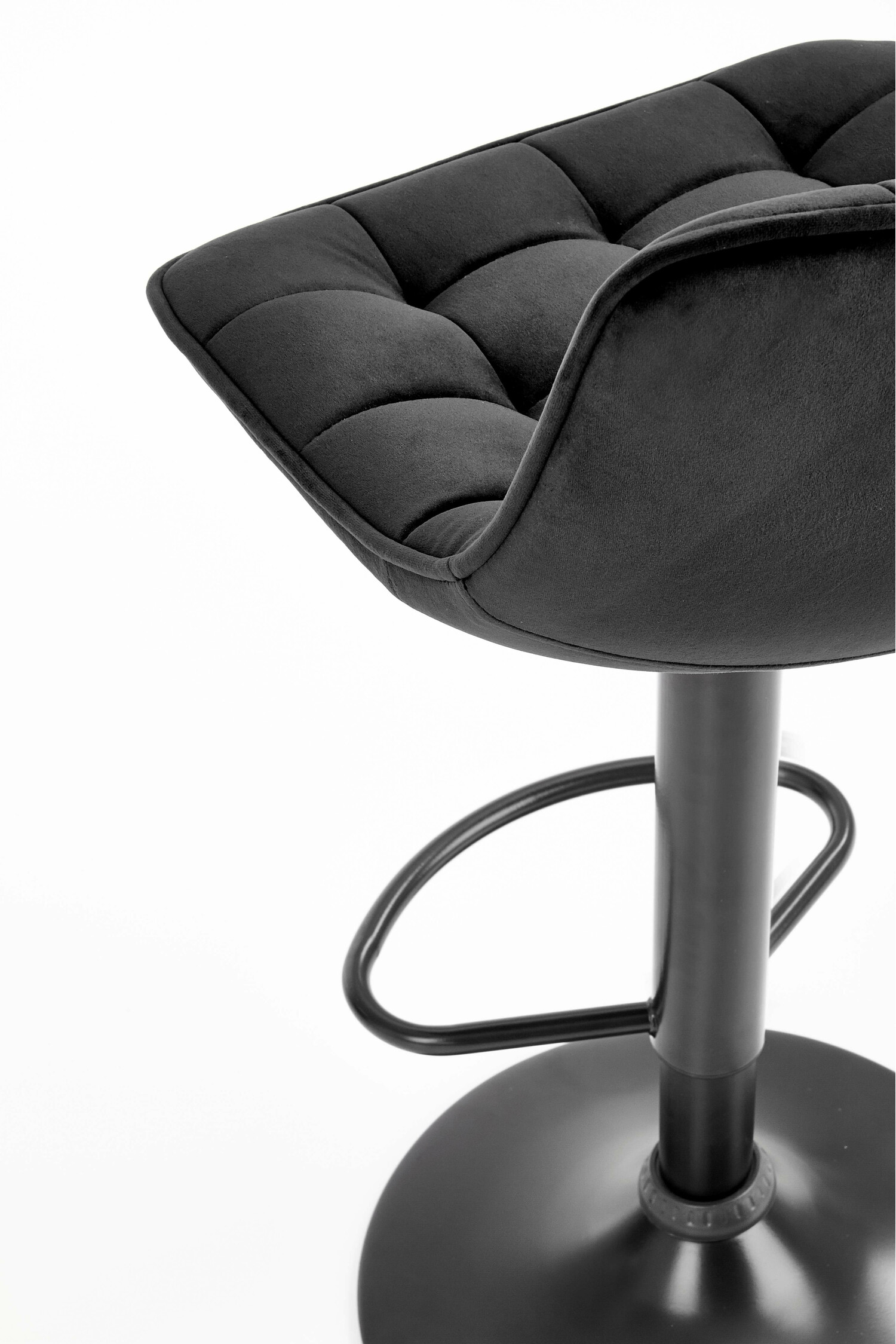 Chaise de bar mi-hauteur Houston 964 (Noir)