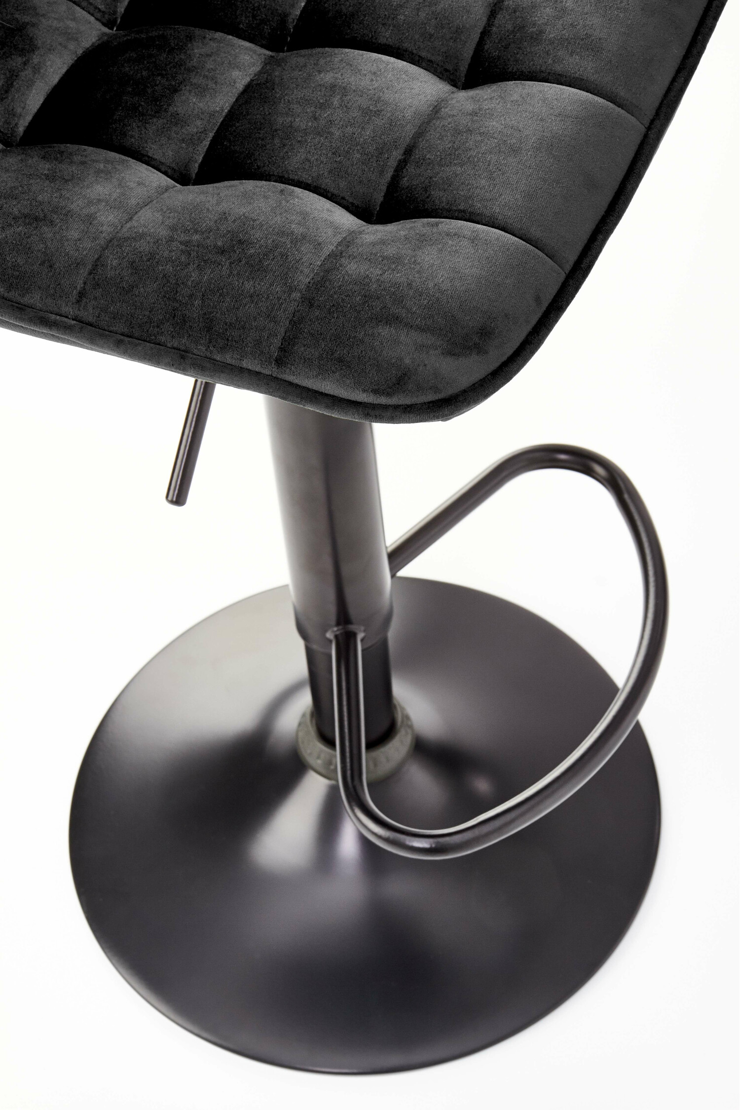 Chaise de bar mi-hauteur Houston 964 (Noir)