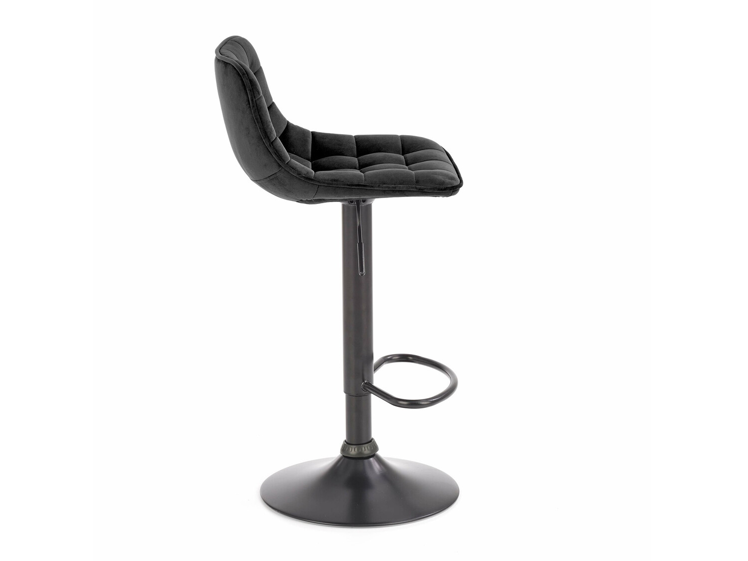 Chaise de bar mi-hauteur Houston 964 (Noir)