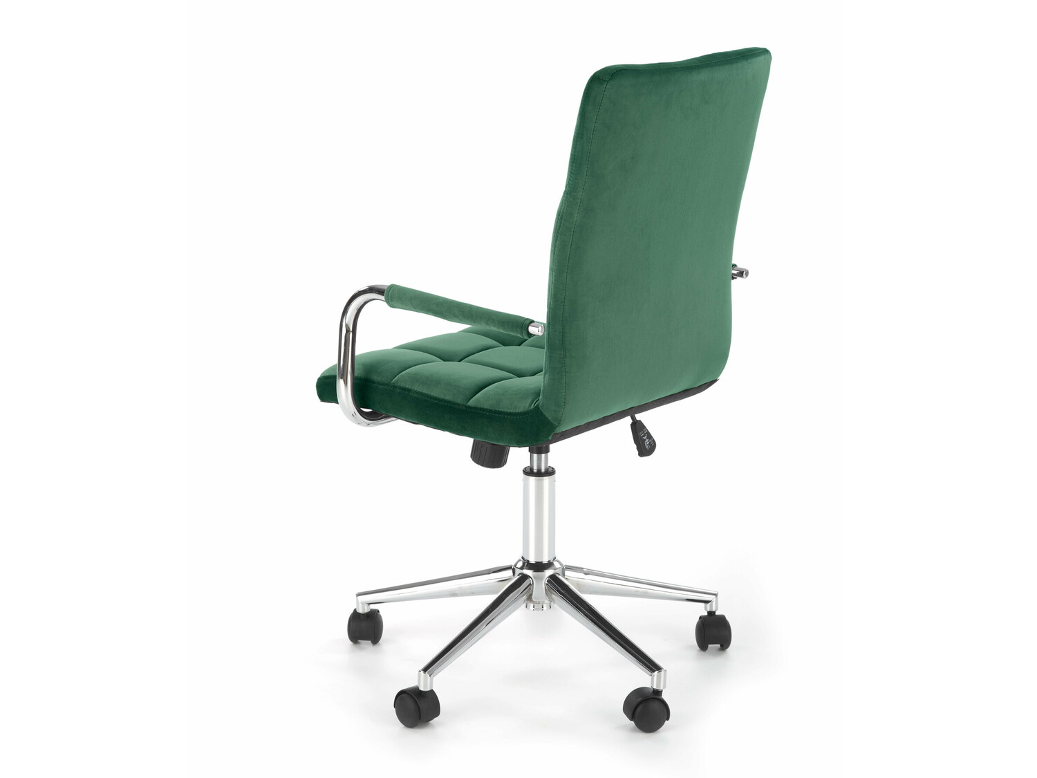 Chaise de bureau Houston 1198 (Vert foncé + Argent)