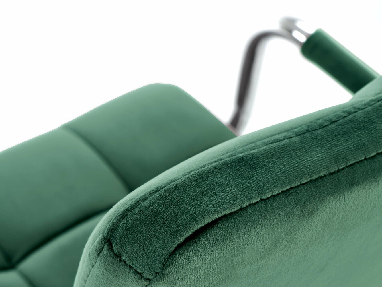 Chaise de bureau Houston 1198 (Vert foncé + Argent)