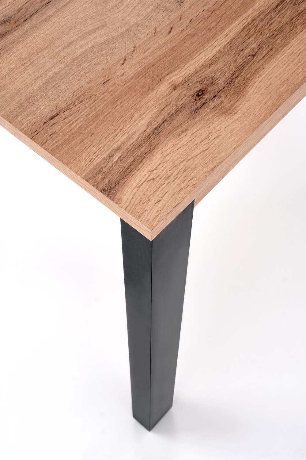 Table Houston 1208 (Chêne wotan + Noir)