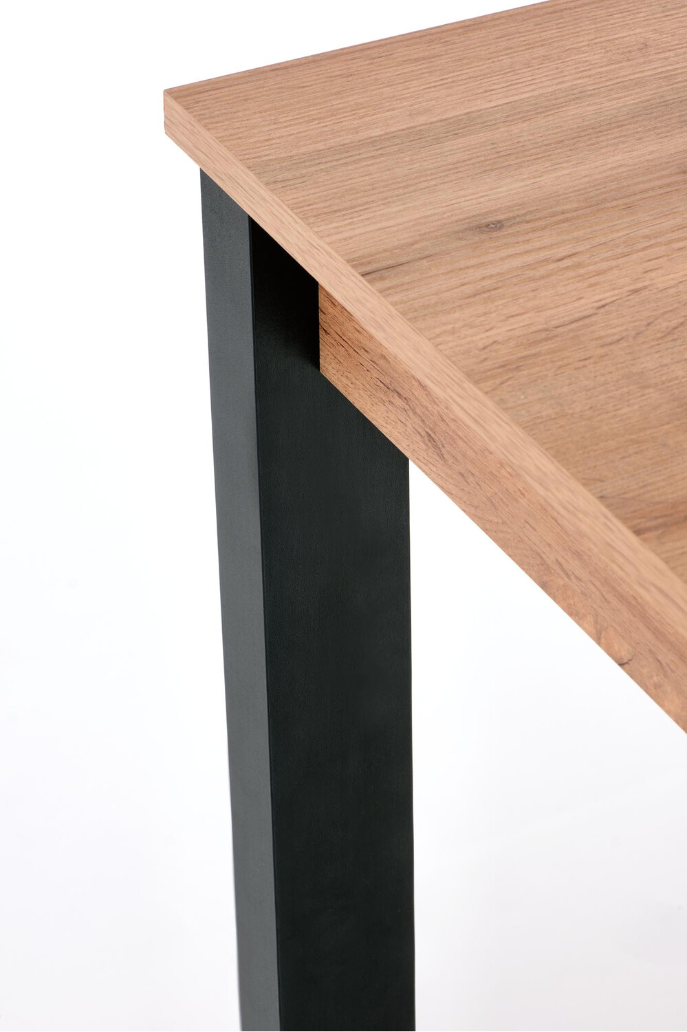 Table Houston 1208 (Chêne wotan + Noir)