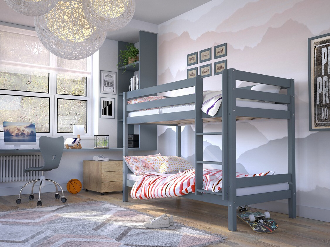 Lit superposé Ogden 163 (Anthracite)