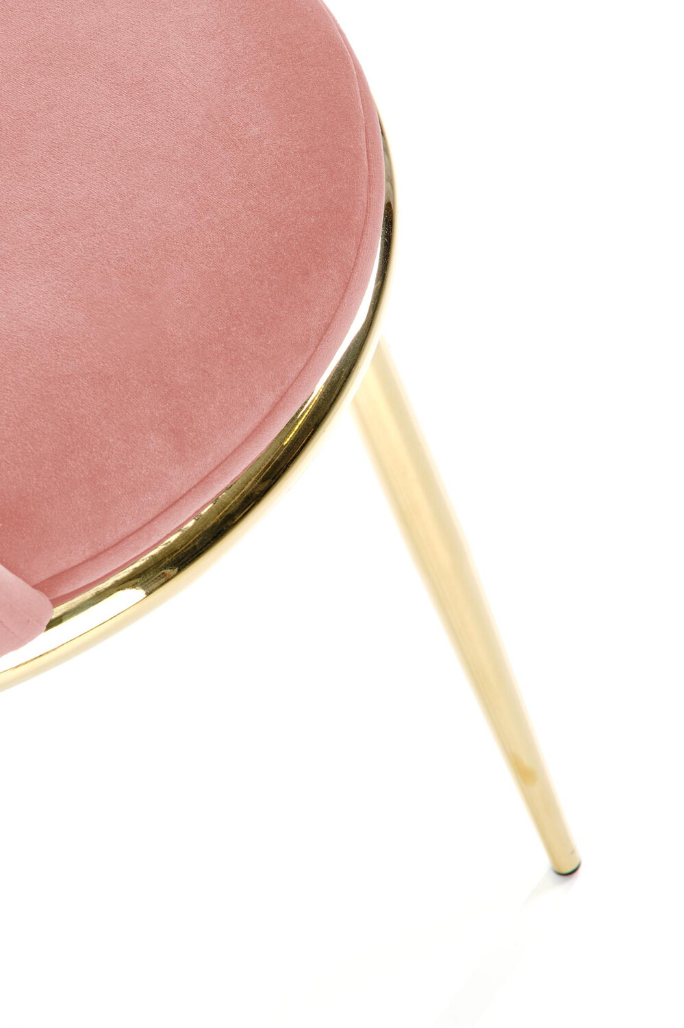 Chaise Houston 1327 (Rose clair + Doré)