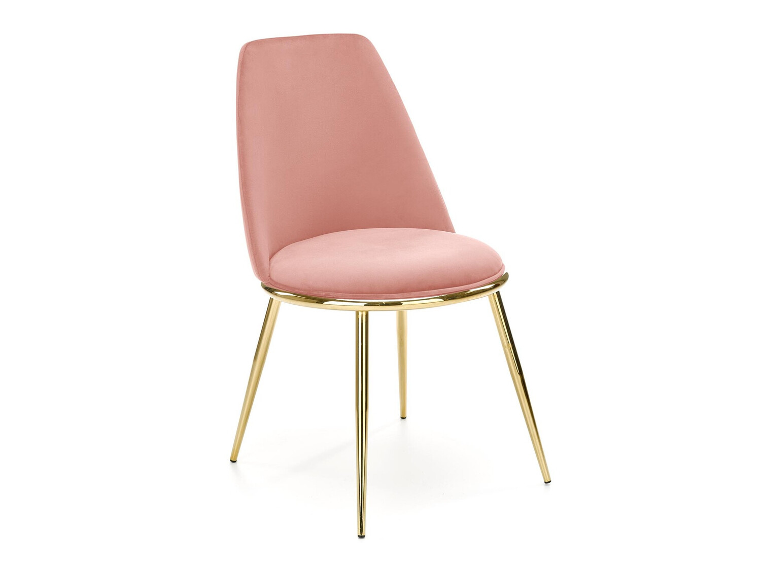 Chaise Houston 1327 (Rose clair + Doré)