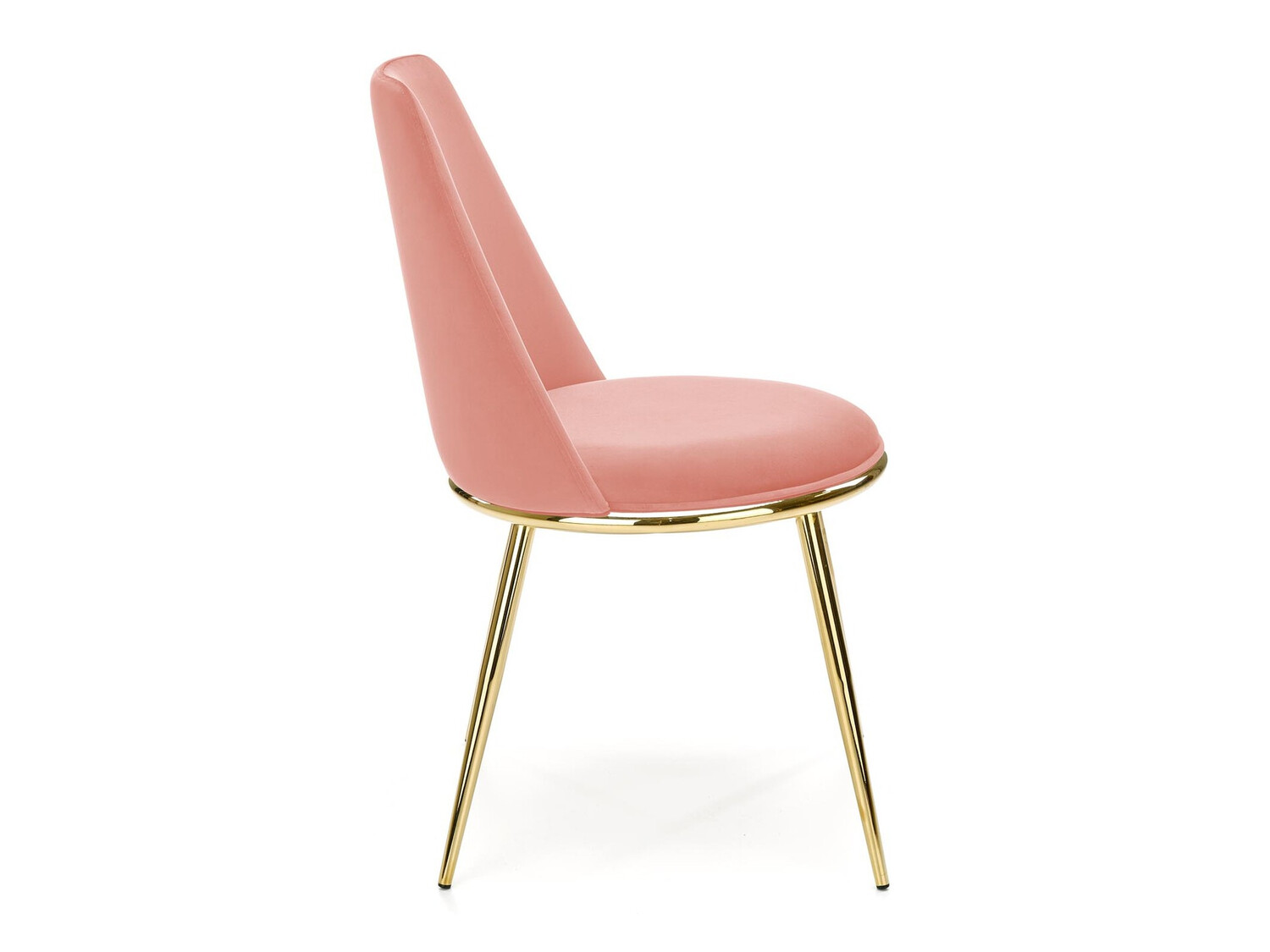 Chaise Houston 1327 (Rose clair + Doré)