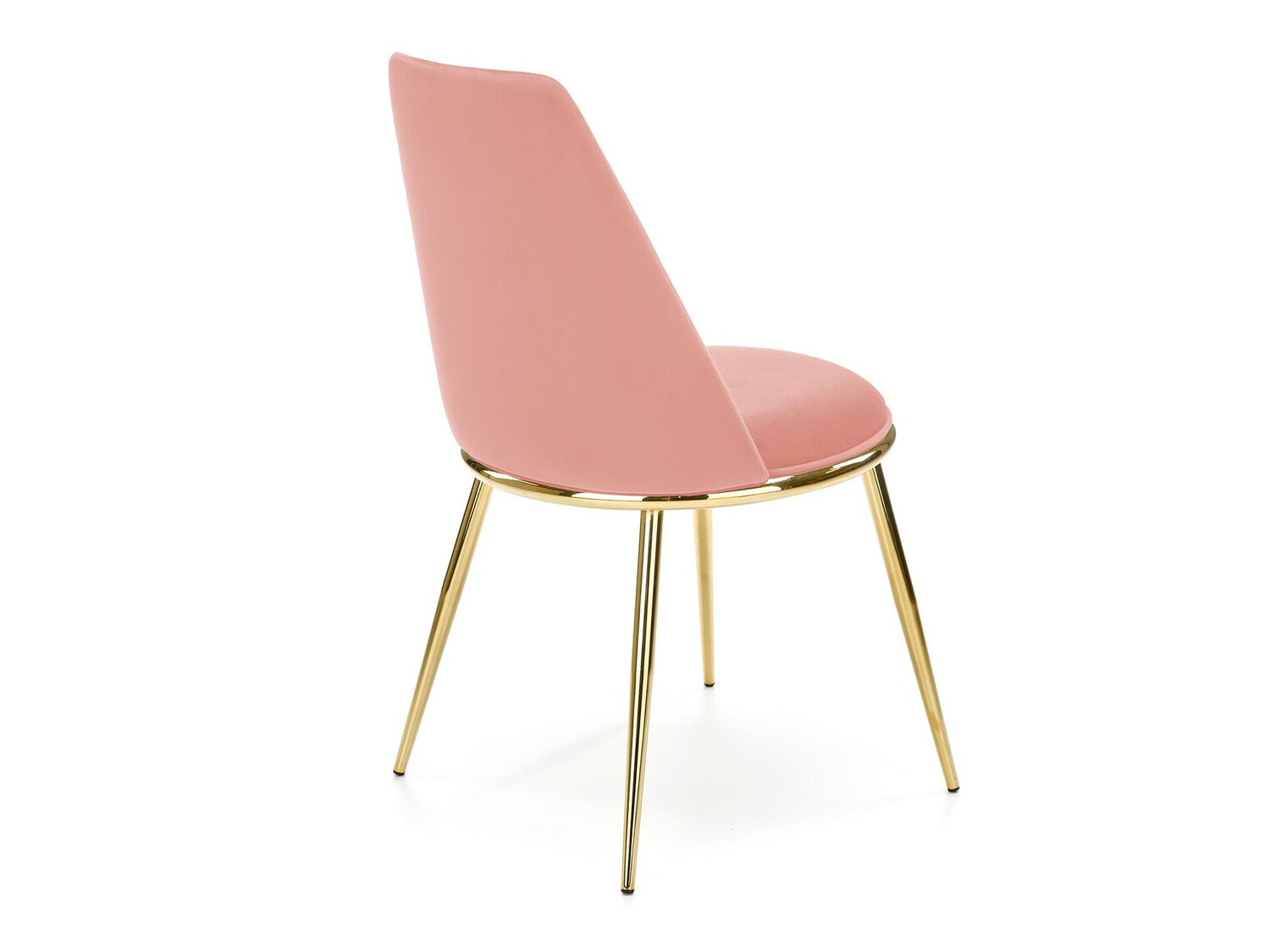 Chaise Houston 1327 (Rose clair + Doré)