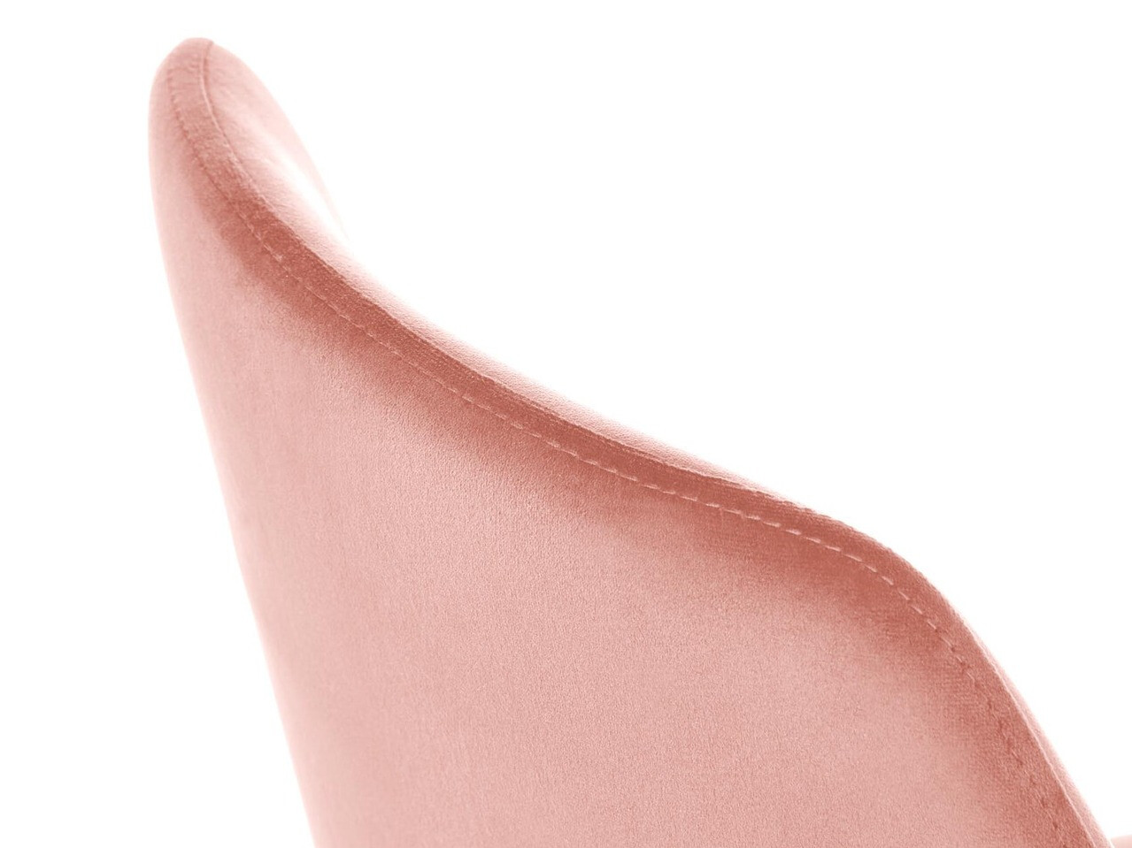 Chaise Houston 1327 (Rose clair + Doré)