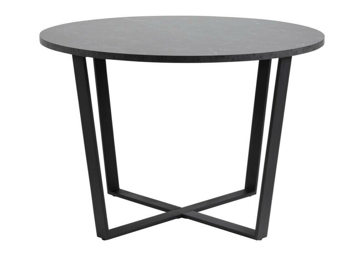 Table Norsica 309 (Marbre noir + Noir)