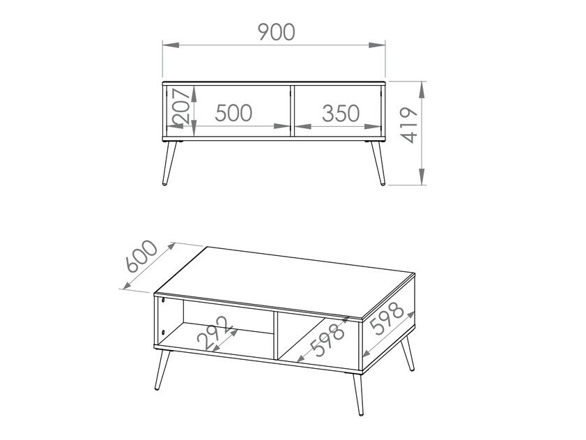 Table basse Elbrevi 107