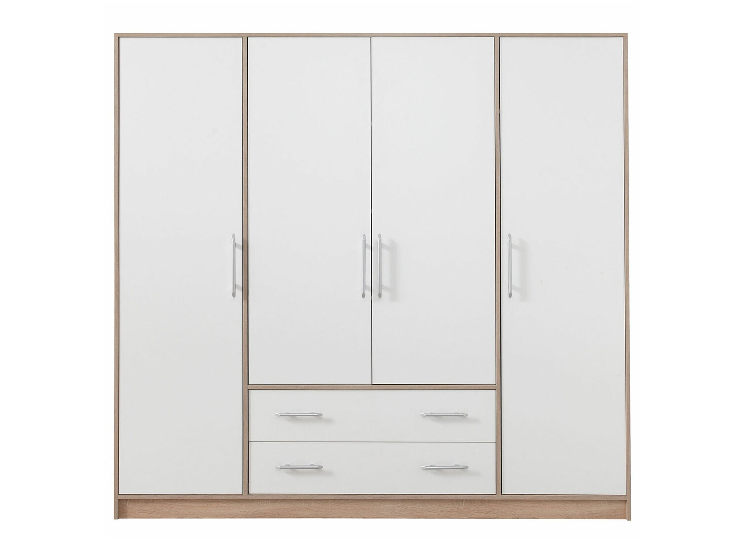Armoire Cavmero 100 (Sonoma chêne + Blanc)