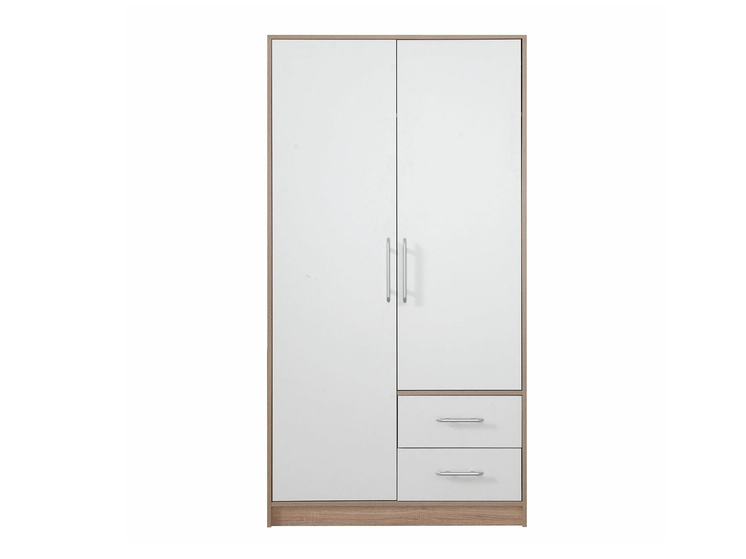 Armoire Cavmero 105 (Sonoma chêne + Blanc)