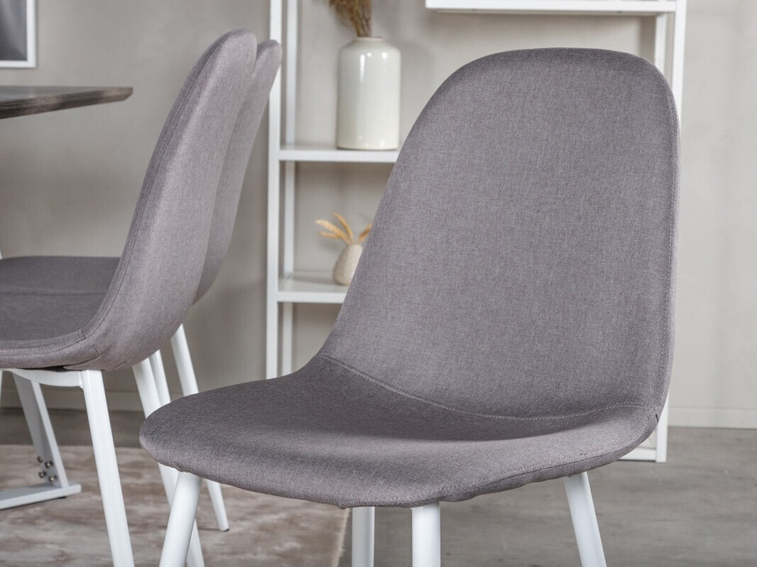 Chaise Dallas 3222 (Gris + Blanc)
