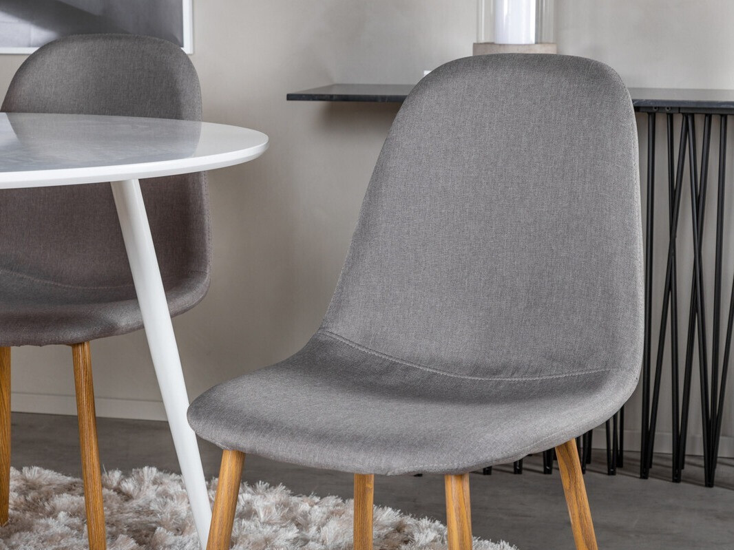 Chaise Dallas 3222 (Gris + Chêne)