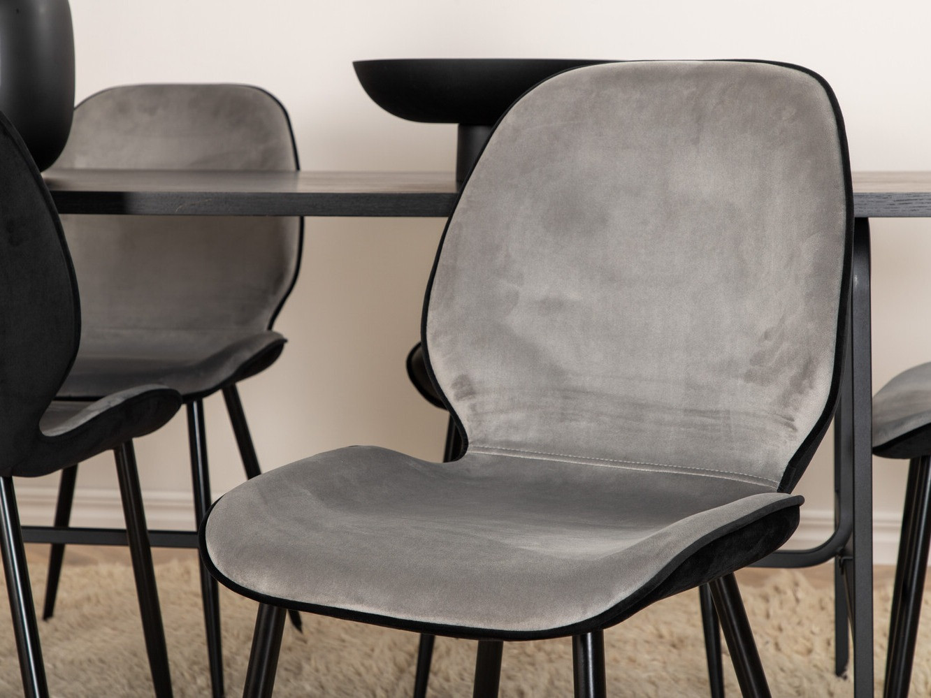Salle à manger complète Dallas 2782 (Noir)