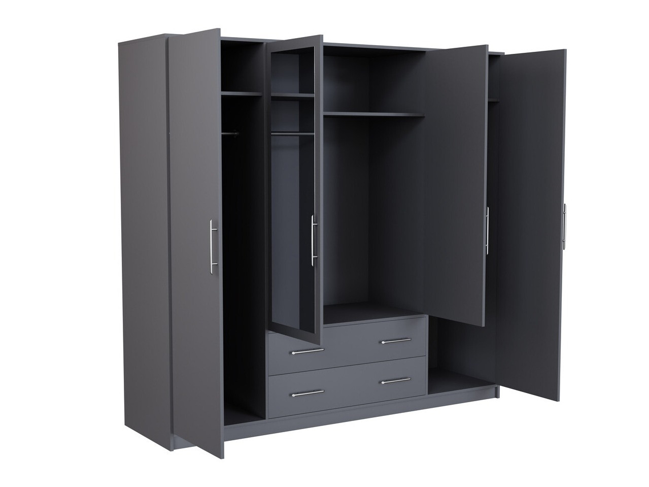Armoire Cavmero 101 (Anthracite)