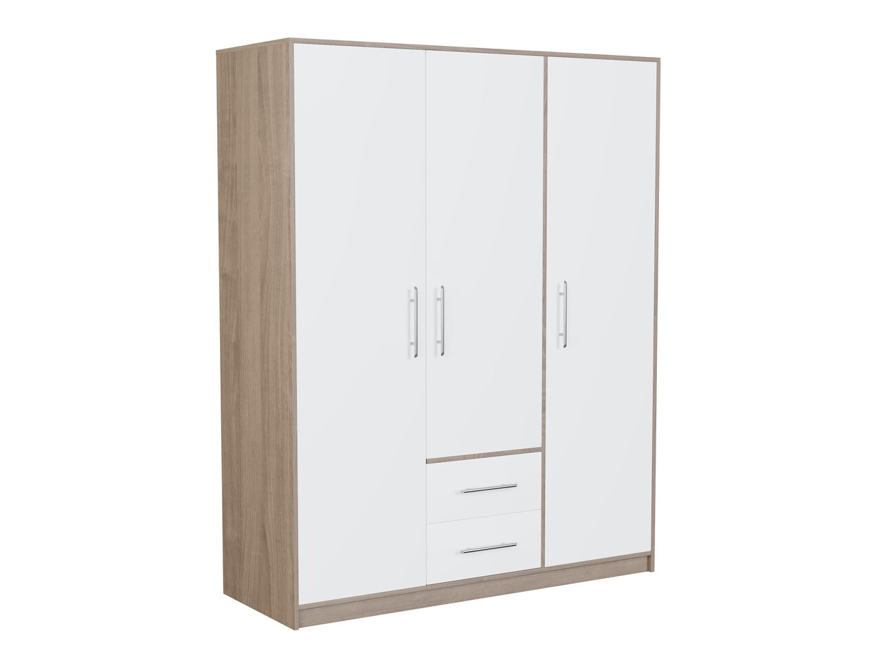 Armoire Cavmero 102 (Sonoma chêne + Blanc)
