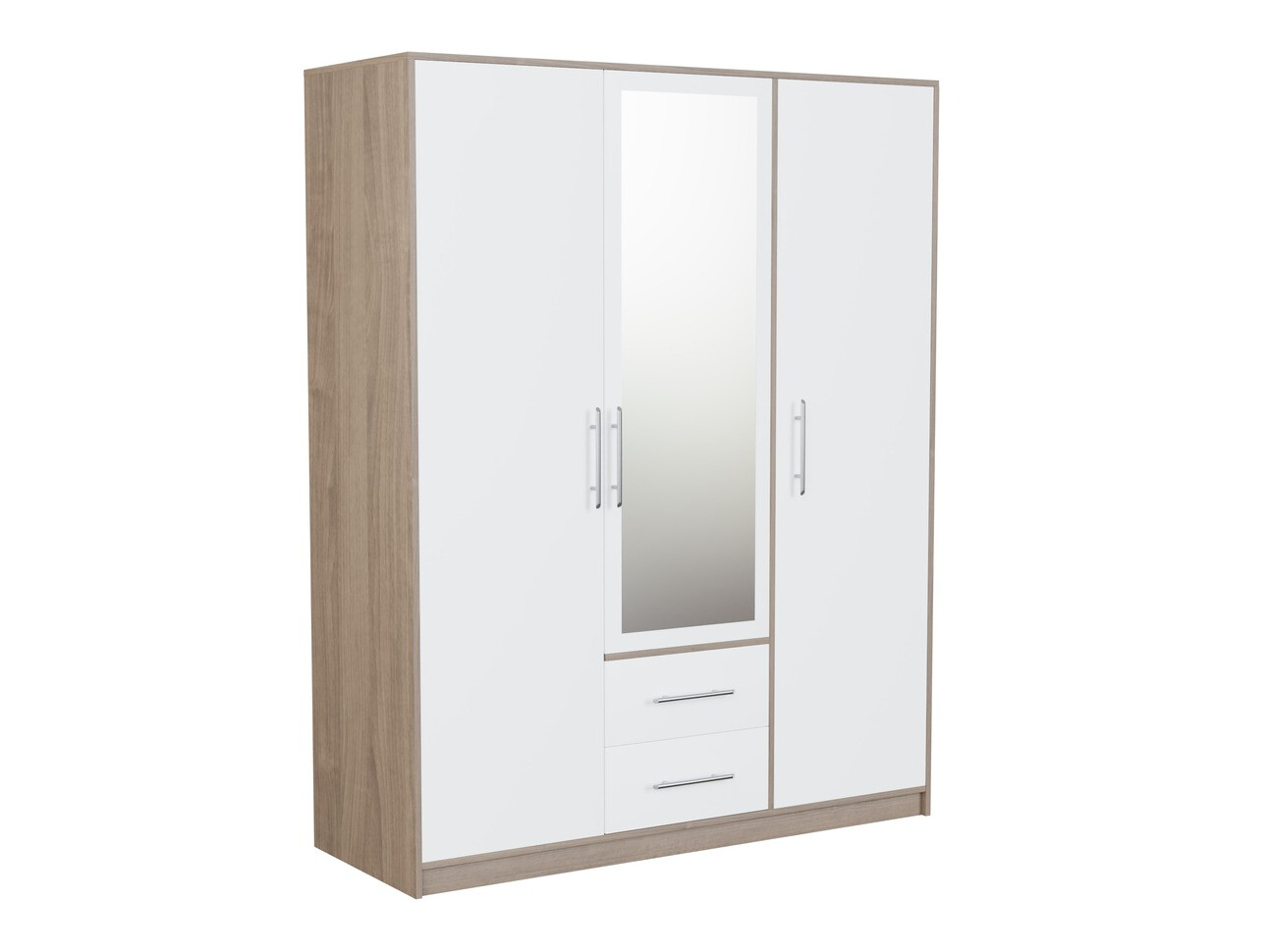 Armoire Cavmero 103 (Sonoma chêne + Blanc)