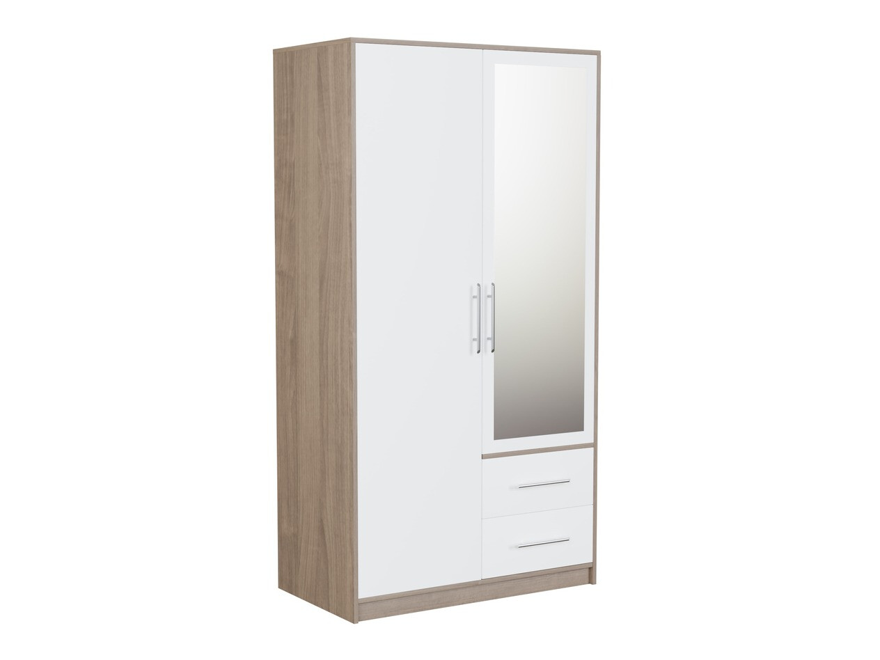 Armoire Cavmero 104 (Sonoma chêne + Blanc)