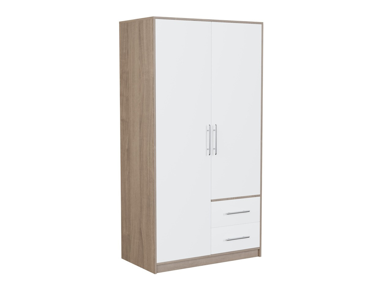 Armoire Cavmero 105 (Sonoma chêne + Blanc)